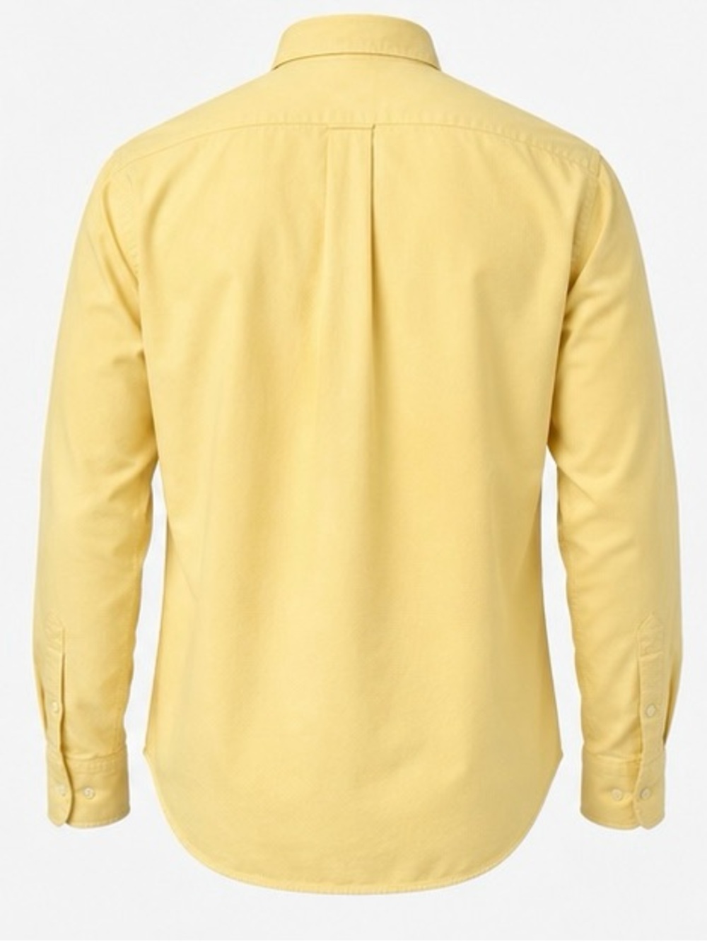 Ralph Lauren Vintage Blake Butter Yellow Oxford Button Down Shirt (100% Cotton) - Picture 4 of 8